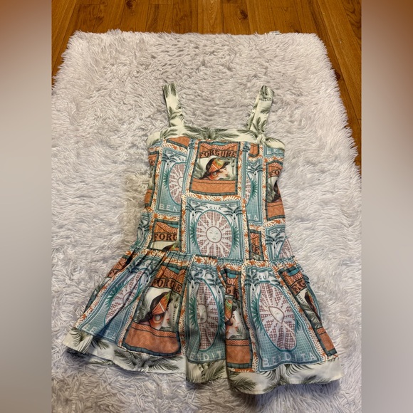 Agua Bendita Multicolor Printed Dress - Picture 16 of 16